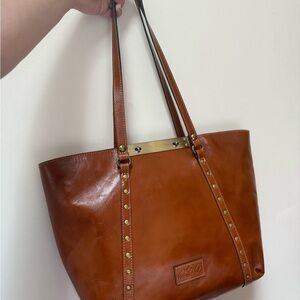 Patricia Nash Brown Leather Tote